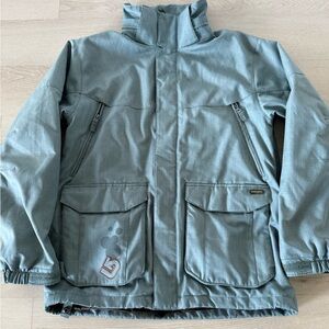 Burton Outlast TK Tech Snowboard Jacket Green Winter Snow Wear Men’s Medium